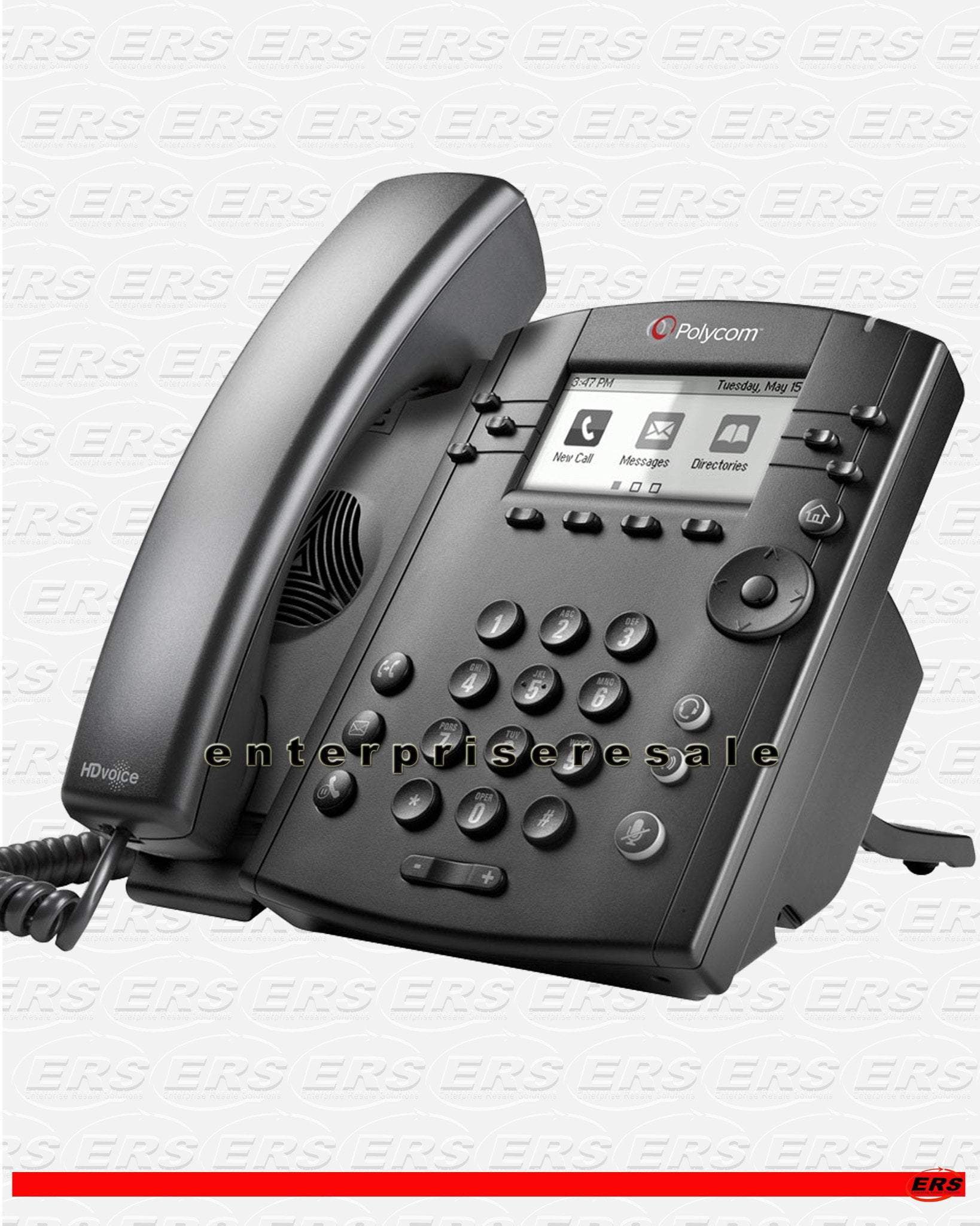 Polycom VVX 310 IP GIG Phone 2200-46161-025 VVX310 POE (Grade A)|  Enterprise Resale